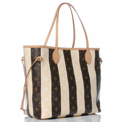 Louis Vuitton Monogram Rayures Neverfull MM 3 of 7