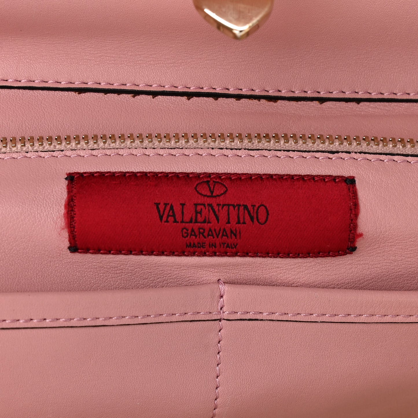 Vitello Medium Rockstud Tote Pop Gardenia