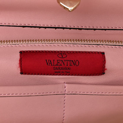 Valentino Garavani Vitello Medium Rockstud Tote Pop Gardenia 6 of 9
