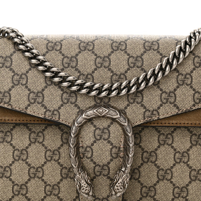 Gucci GG Supreme Monogram Small Dionysus Shoulder Bag Taupe 8 of 12