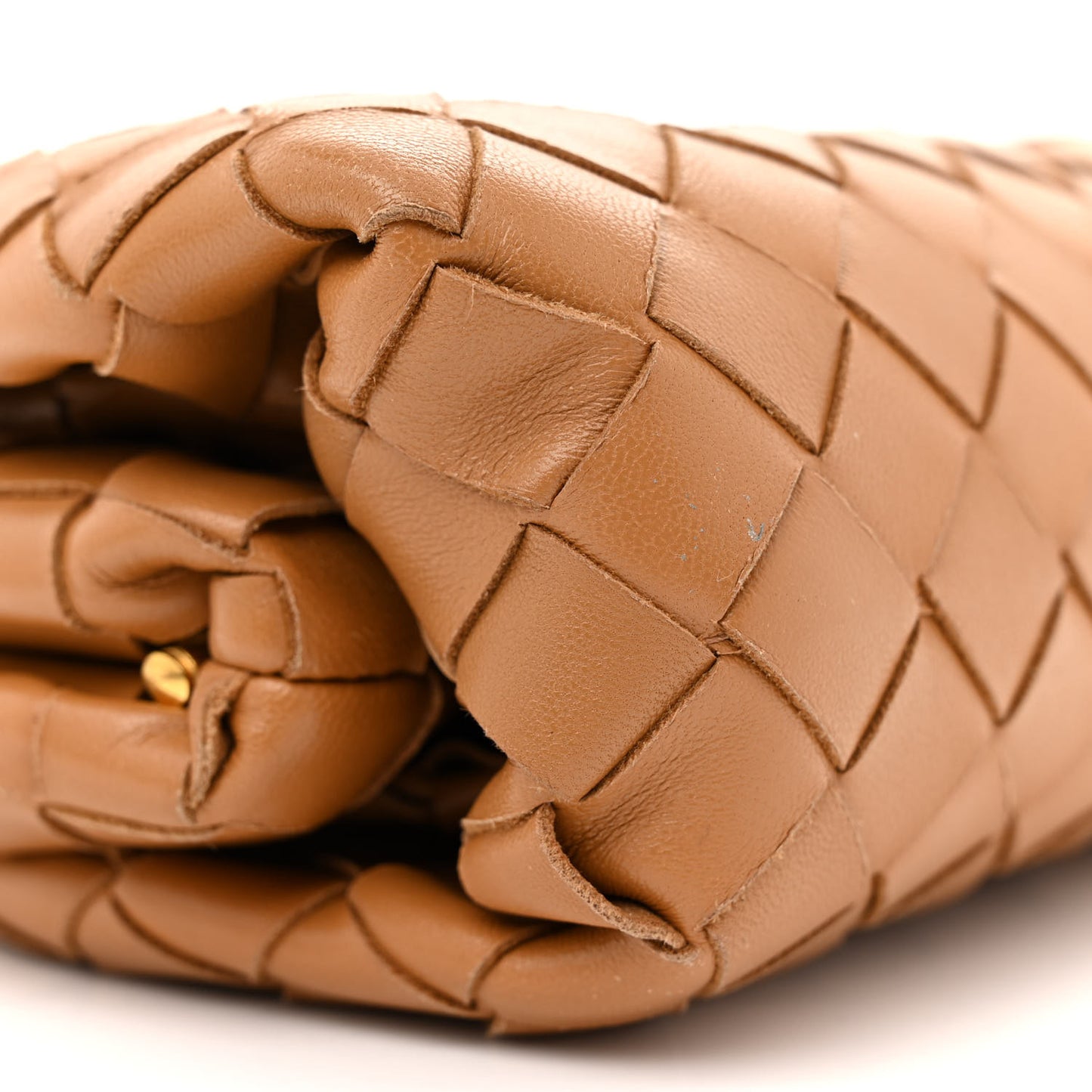 Nappa Intrecciato The Mini Pouch Carmel