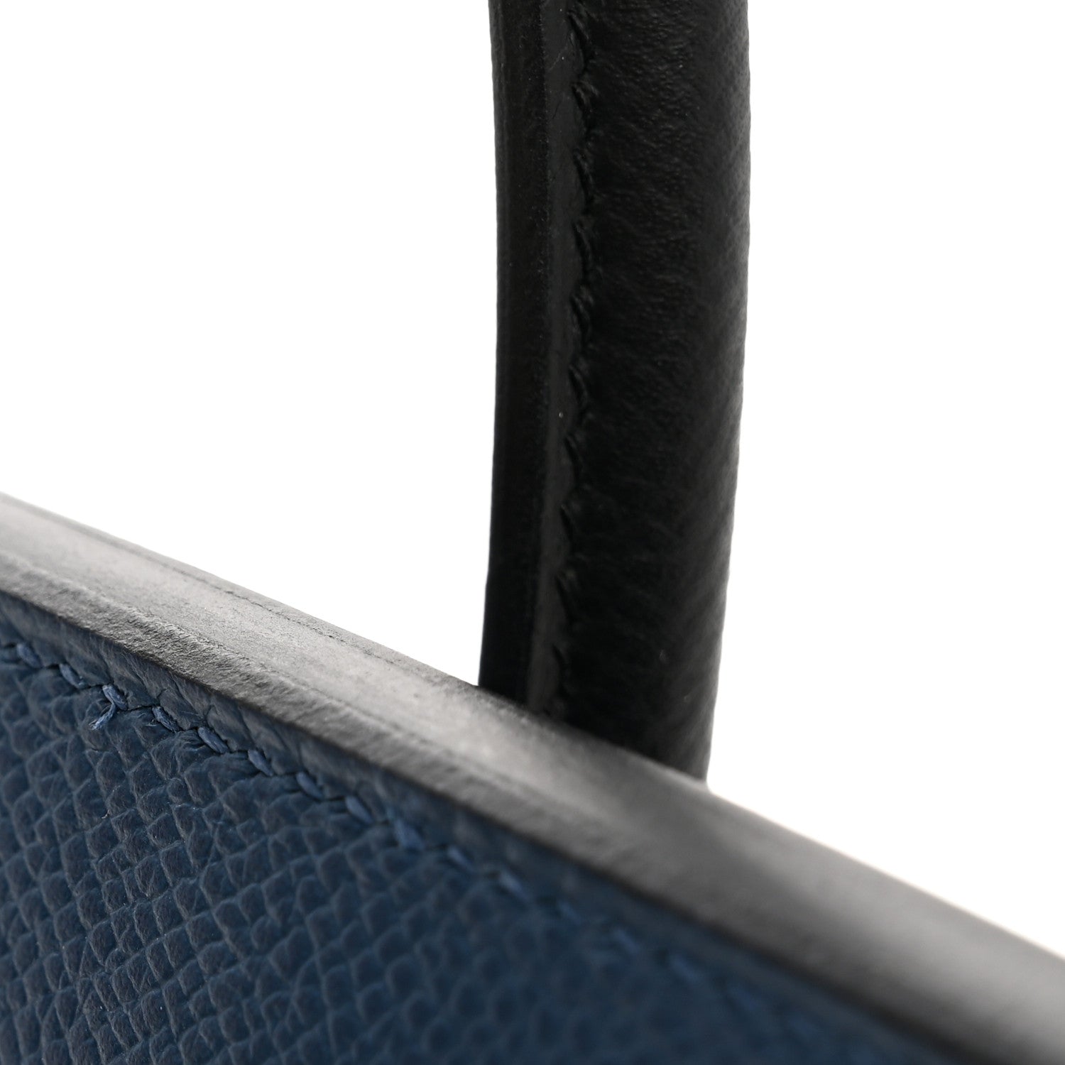 Hermes Epsom Tri-Color Birkin 25 Deep Bleu Bleu Hydra Black 12 of 13