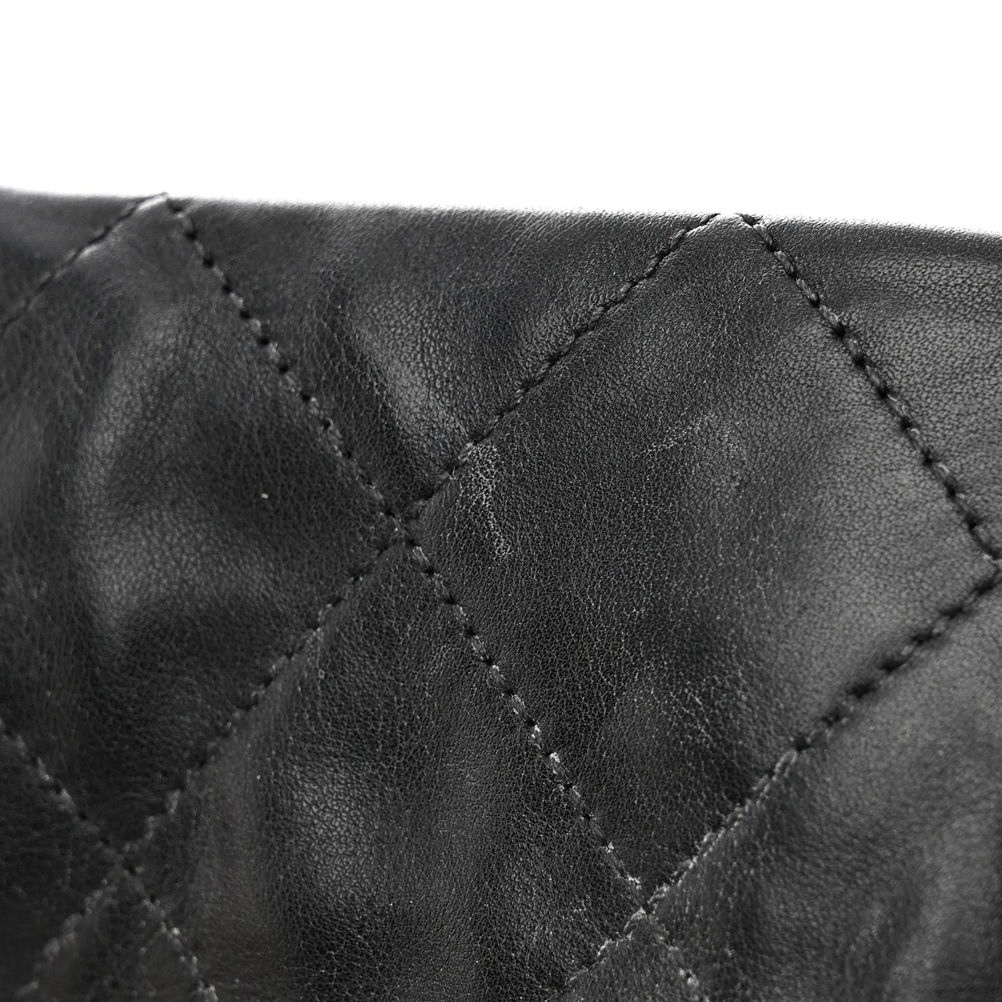 Calfskin Quilted Large Coco Pleats Tote Black