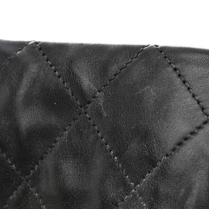 Chanel Calfskin Quilted Large Coco Pleats Tote Black 31 of 34