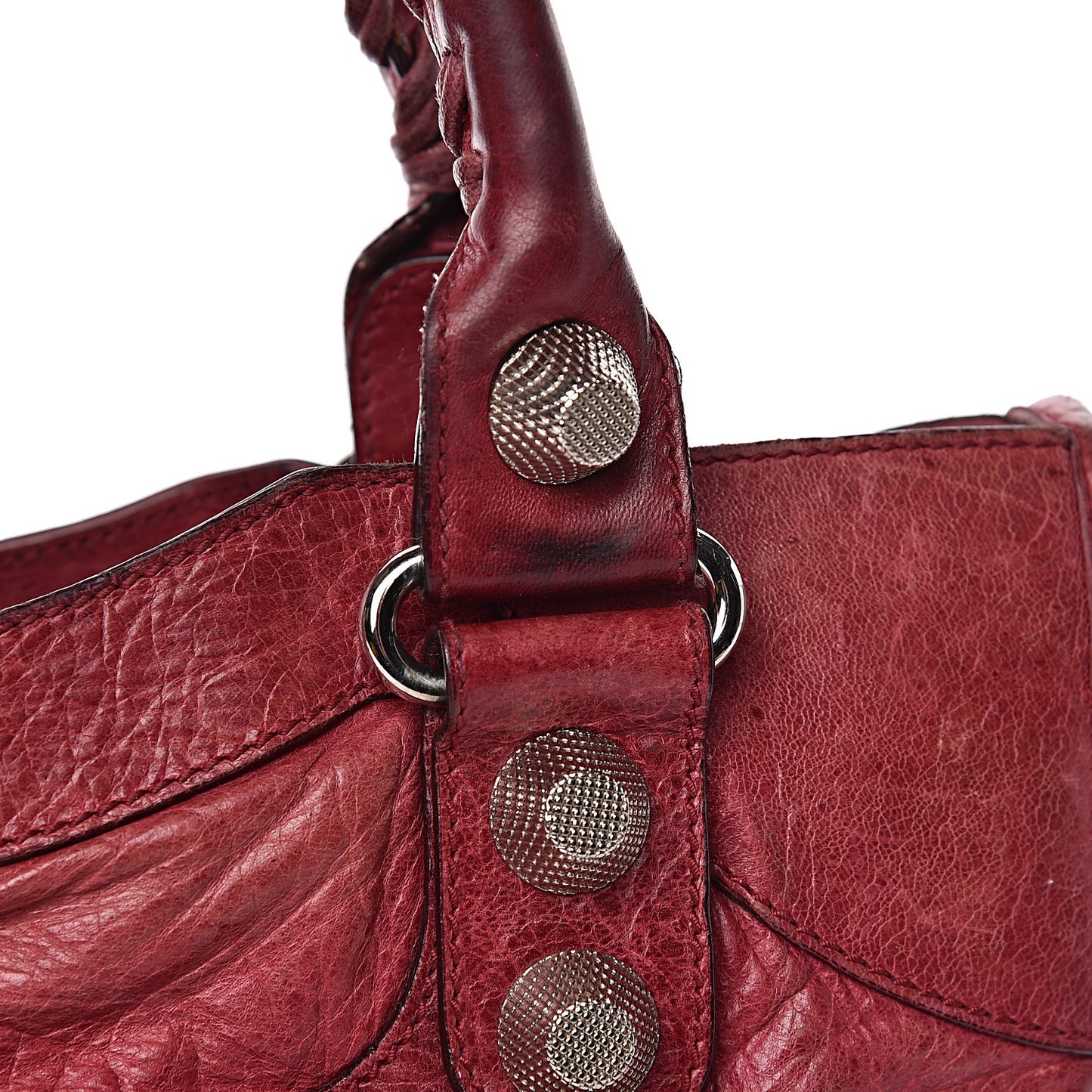 Agneau Giant 21 Silver Hardware City Pourpre