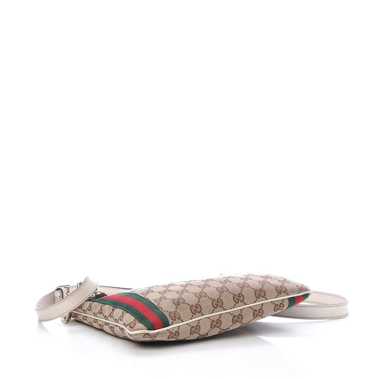 Gucci Monogram Web Jolicoeur Charms Messenger White 4 of 13