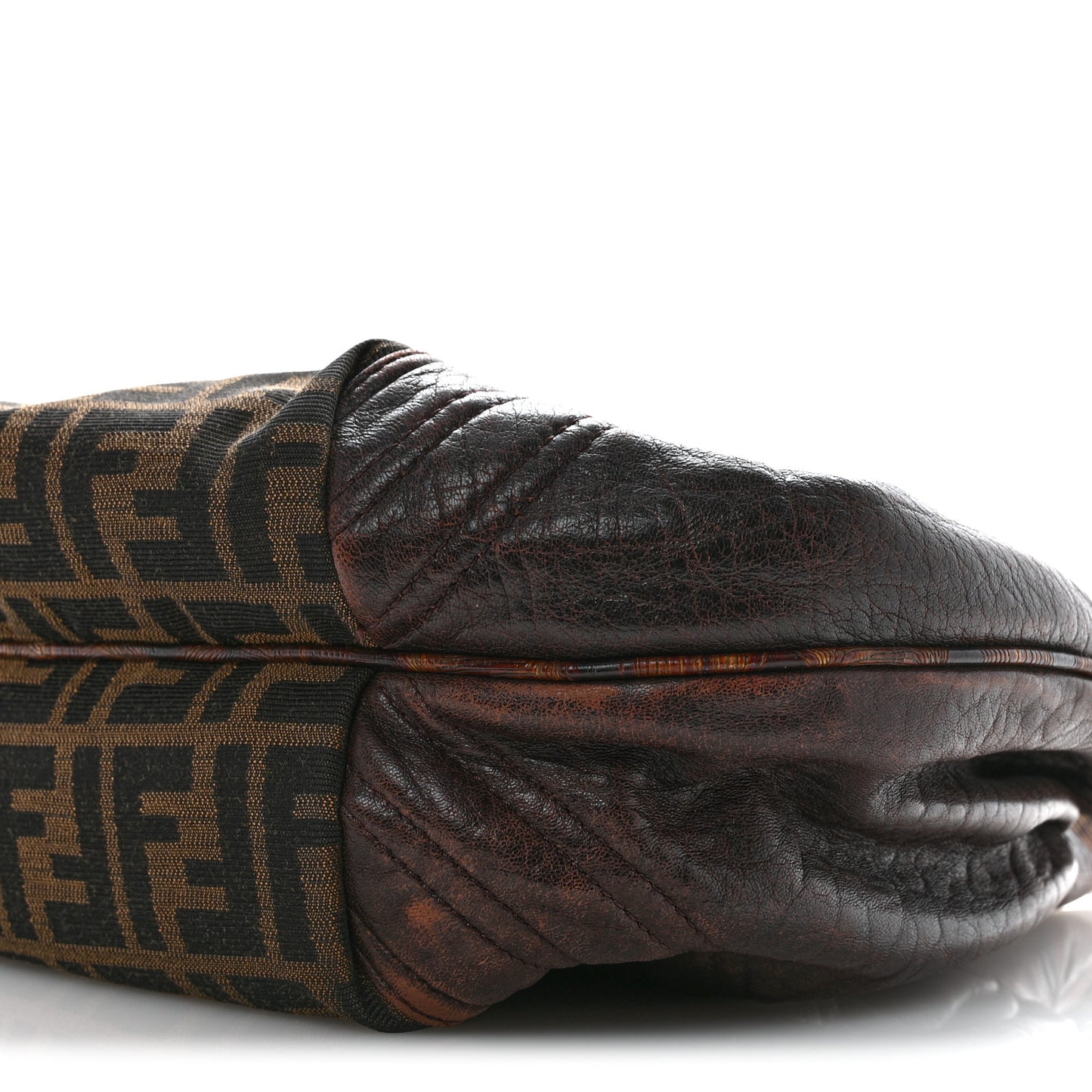 Zucca Nappa Nuvolata Vitello Tortuga Small Spy Tobacco Moro