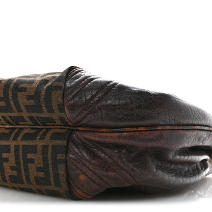 Fendi Zucca Nappa Nuvolata Vitello Tortuga Small Spy Tobacco Moro 11 of 15