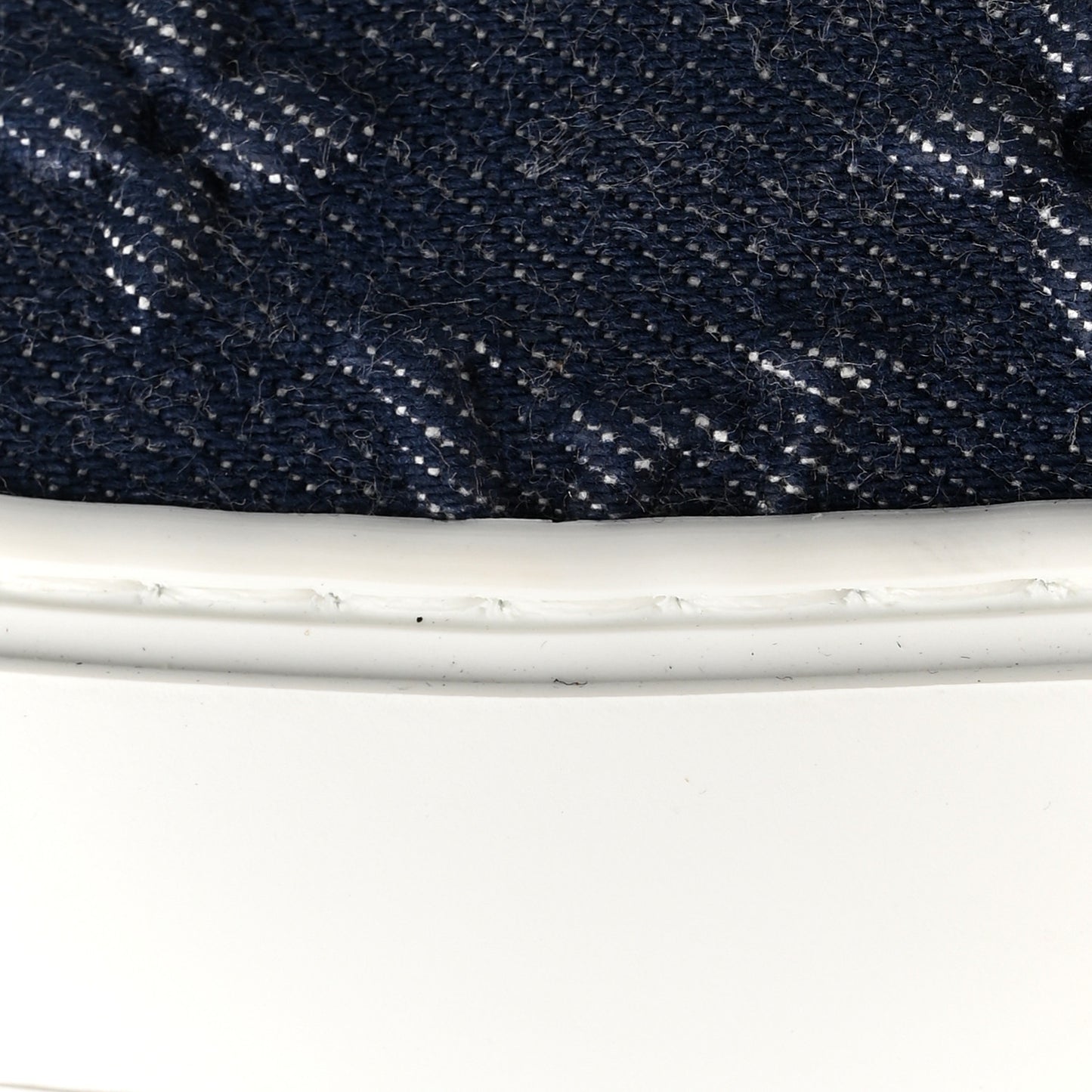 LOUIS VUITTON Denim Monogram Debossed Time Out Sneakers 39 Blue