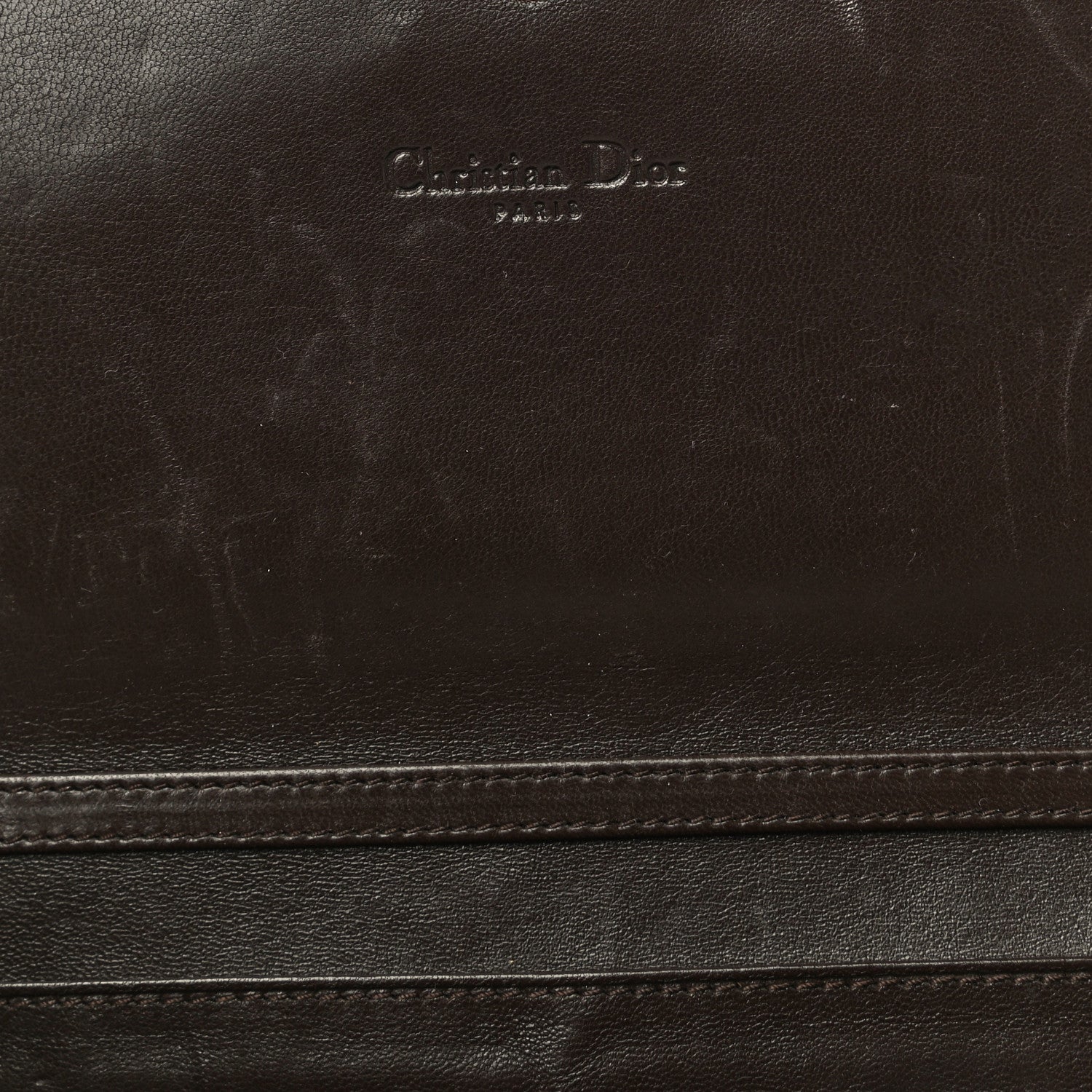 Christian Dior Lambskin Cannage Rendezvous Chain Wallet Brown 12 of 16