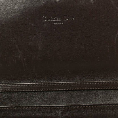 Christian Dior Lambskin Cannage Rendezvous Chain Wallet Brown 12 of 16