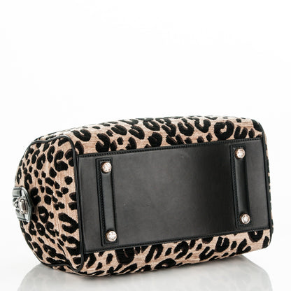 Louis Vuitton Jacquard Velvet Leopard Print Stephen Sprouse Speedy 4 of 7