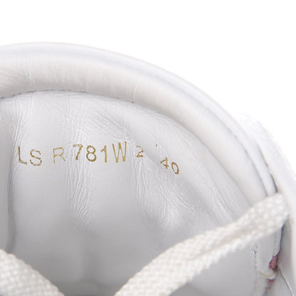 Valentino Garavani Calfskin Rockstud Open Sneakers 40 White Giacinto 8 of 9