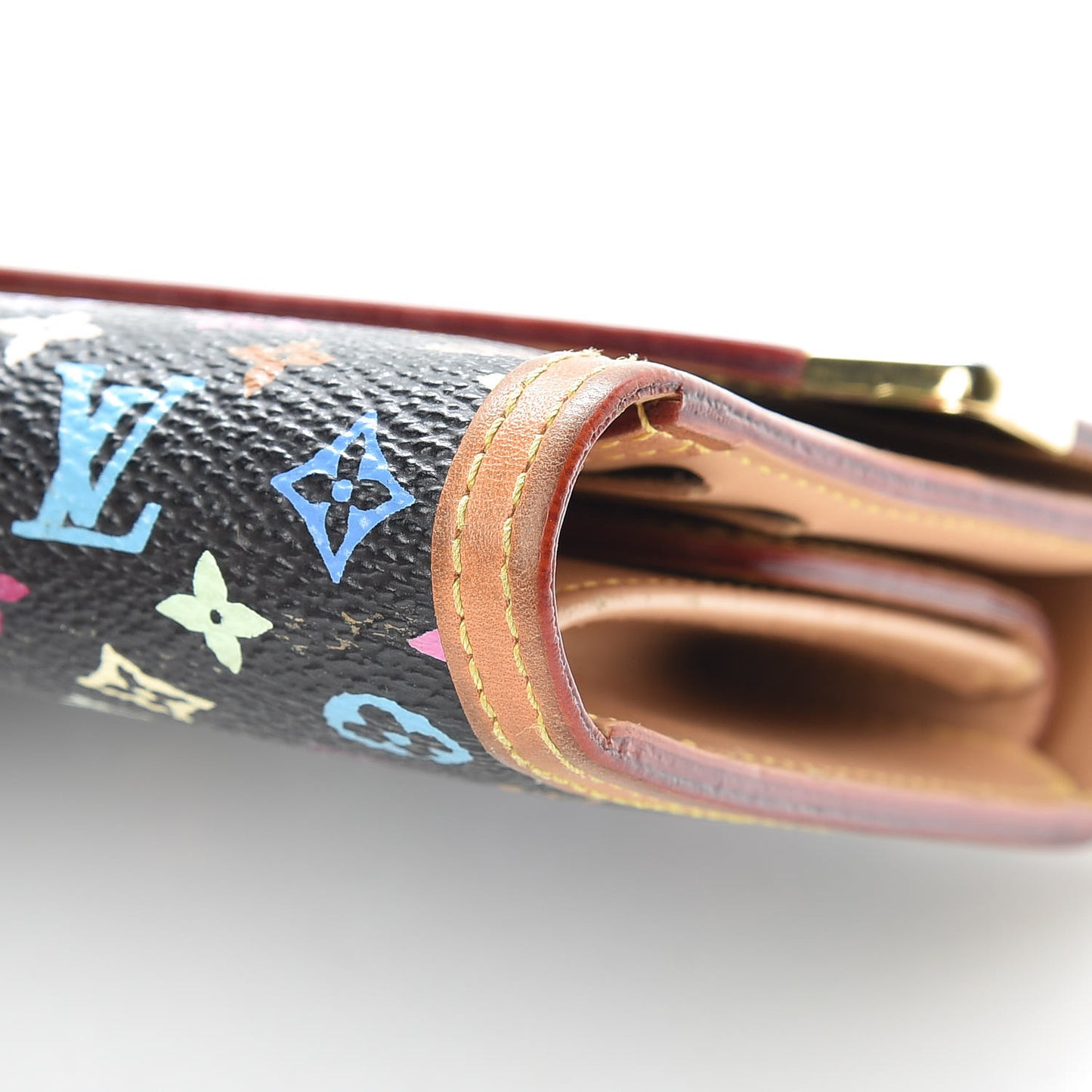 Monogram Multicolor Porte Tresor International Wallet Black