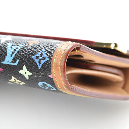 Louis Vuitton Monogram Multicolor Porte Tresor International Wallet Black 15 of 16