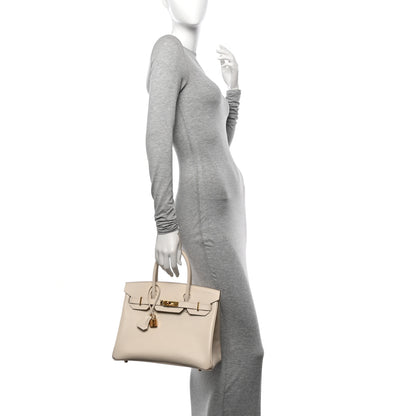 Hermes Epsom Birkin 30 Craie 2 of 11