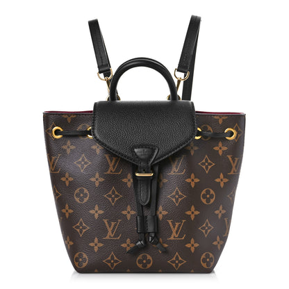 Louis Vuitton Monogram BB Montsouris NM Backpack Black 1 of 9