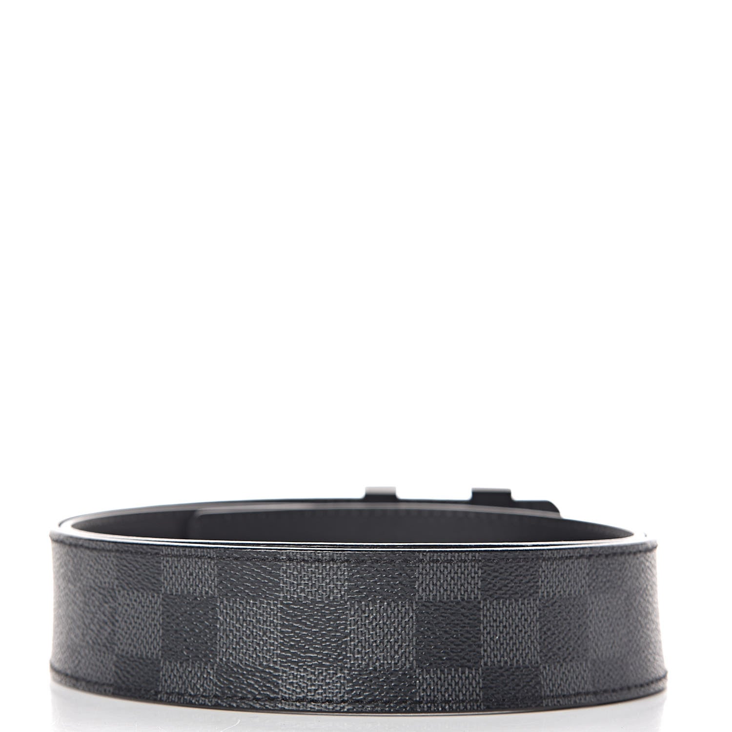 Louis Vuitton Damier Graphite LV Initiales Belt 95 38 3 of 8
