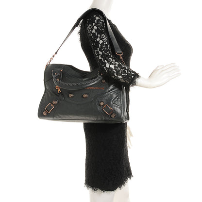 Balenciaga Agneau Giant 21 Rose Gold Hardware City Anthracite 2 of 12
