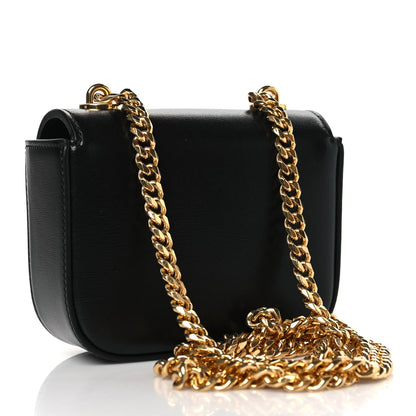 Celine Shiny Calfskin Mini Chain Claude Black 3 of 8