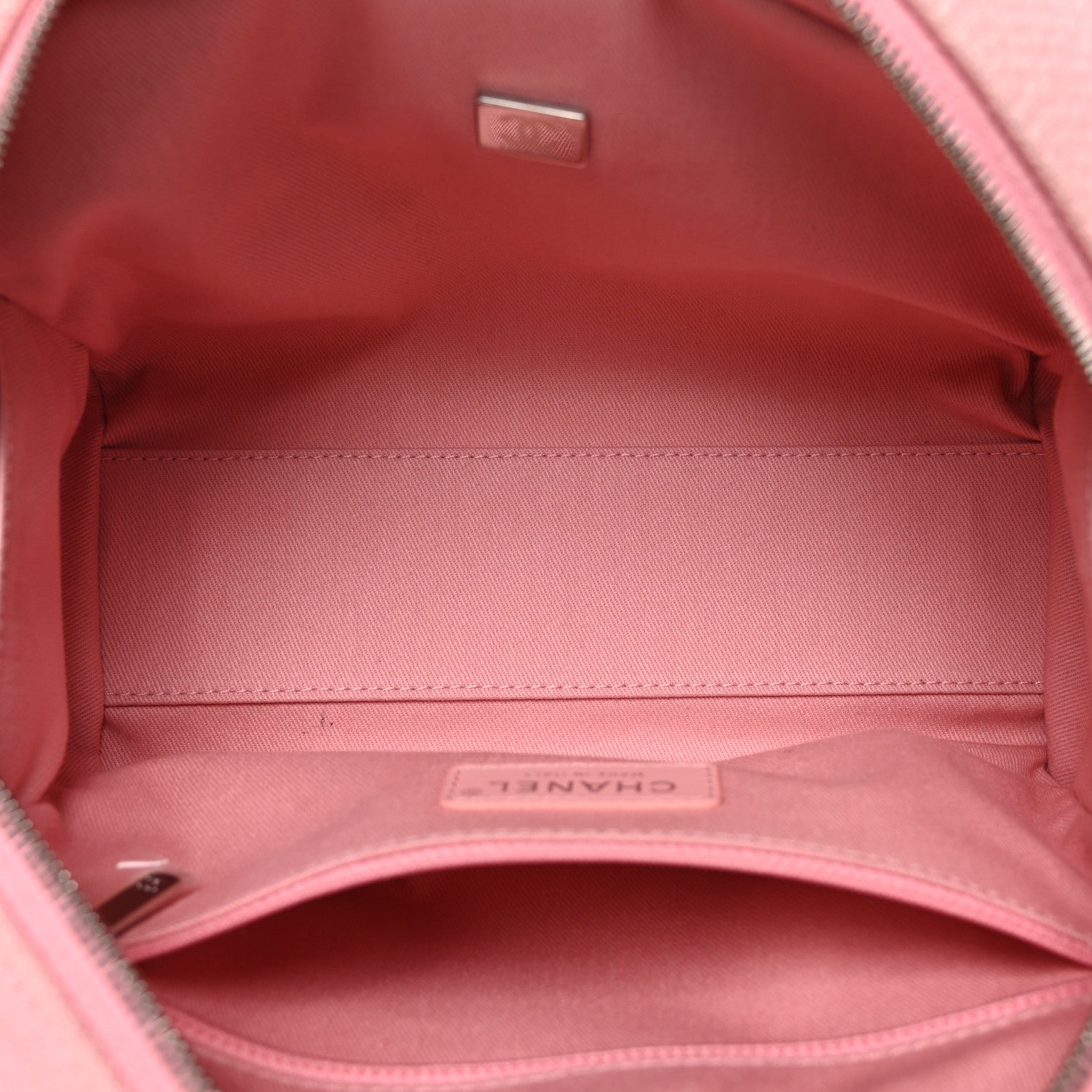 Chanel Canvas Deauville Small Bowling Bag Pink 5 of 10