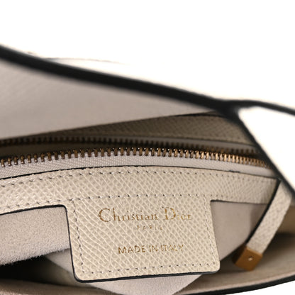 Christian Dior Grained Calfskin Saddle Bag White 6 of 9