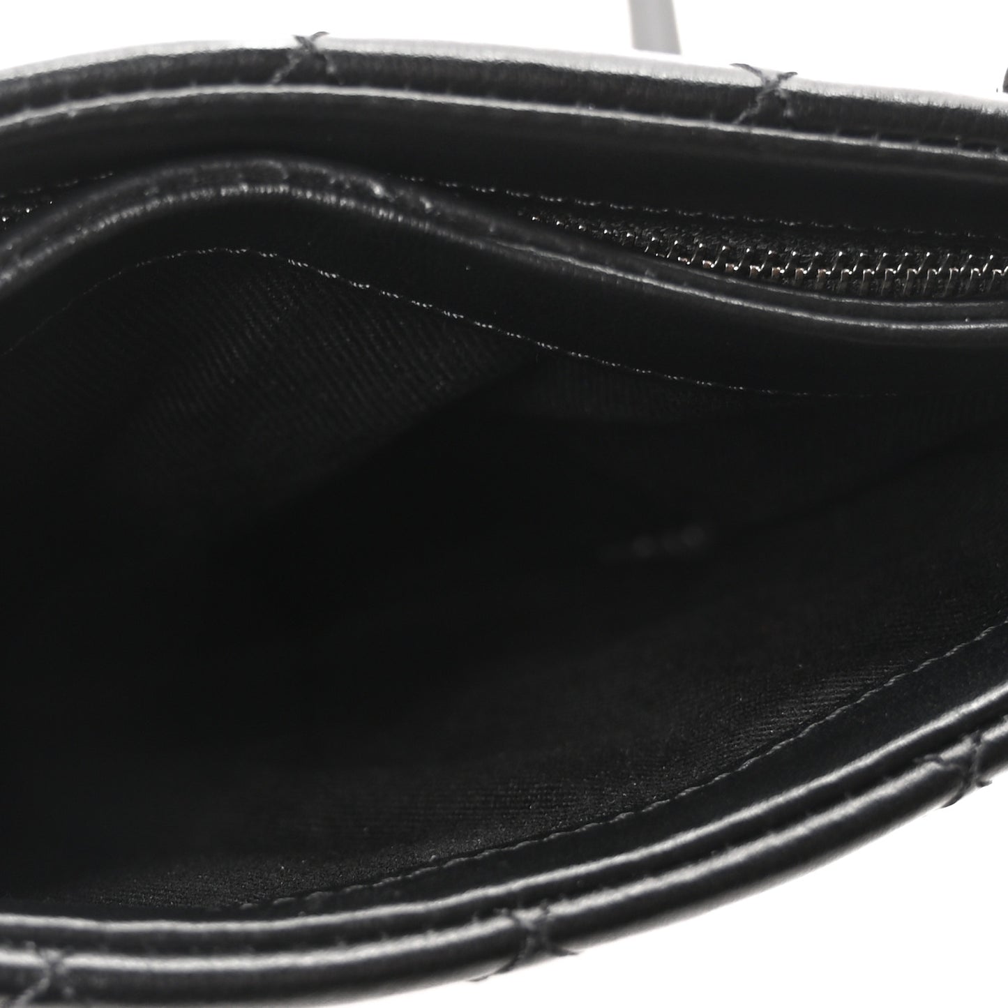 Calfskin Quilted Crossbody Bag Black
