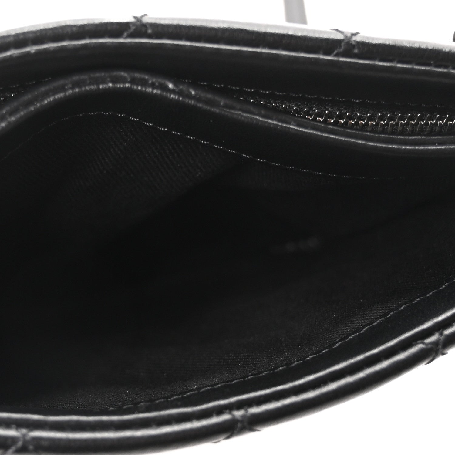 Chanel Calfskin Quilted Crossbody Bag Black 5 of 10