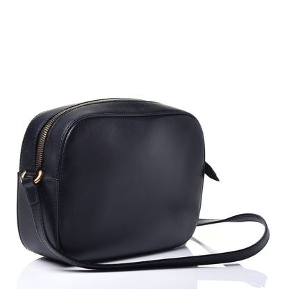 Gucci Calfskin Web Small Webby Bee Shoulder Bag Black 3 of 11
