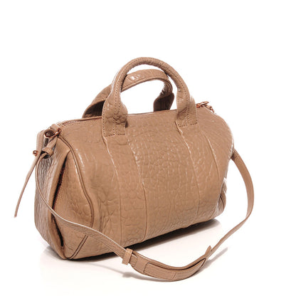 Alexander Wang Pebbled Lambskin Rocco Latte 4 of 7