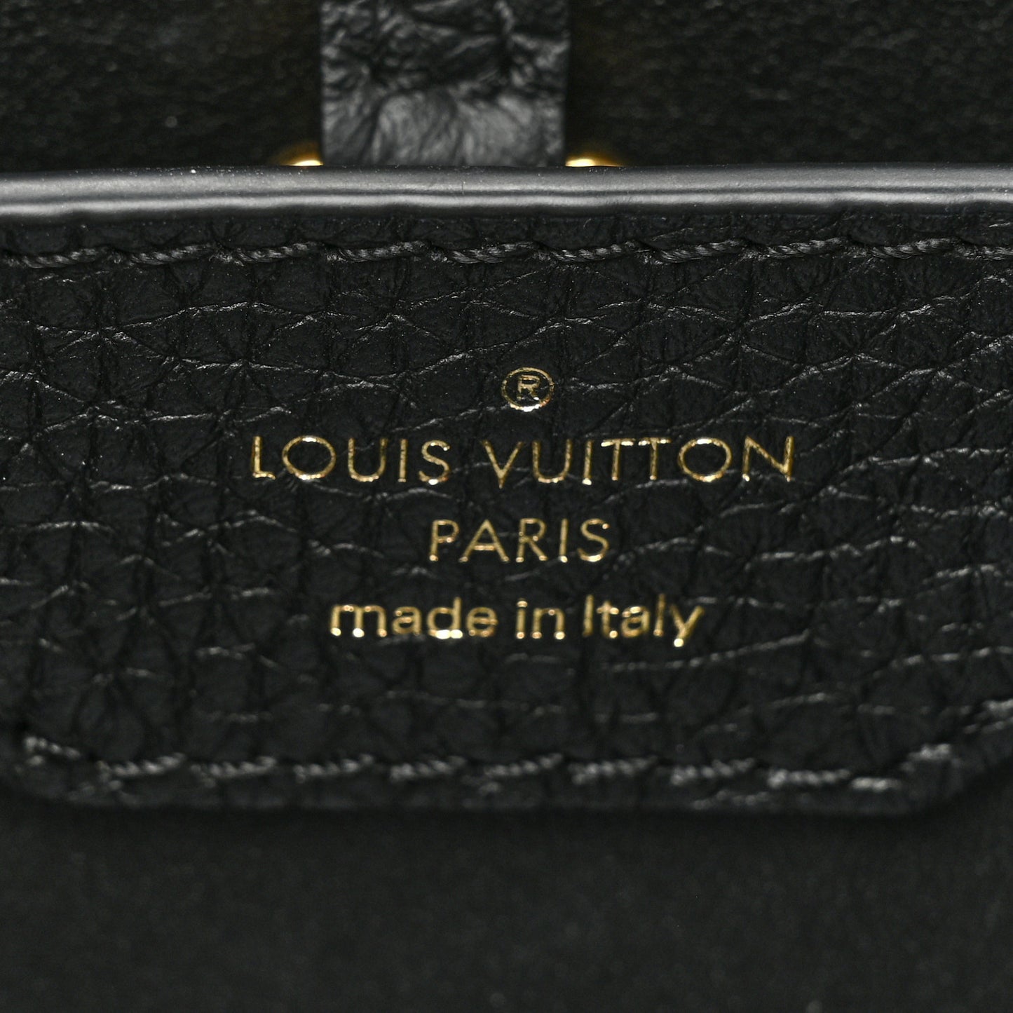 Taurillon Metallic Flowers Capucines PM Black