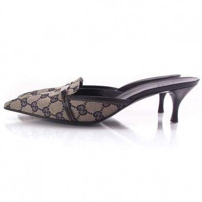 Gucci Monogram Horsebit Pumps 9B 2 of 8