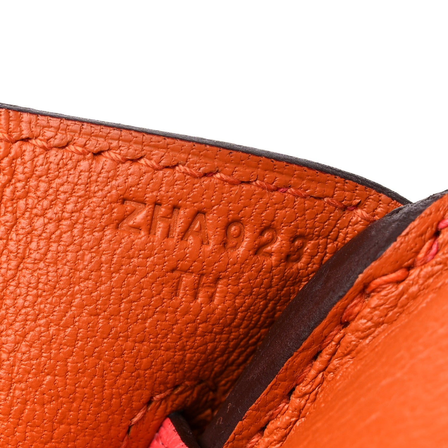 Hermes Togo Verso Birkin 30 Rose Texas Orange 7 of 10