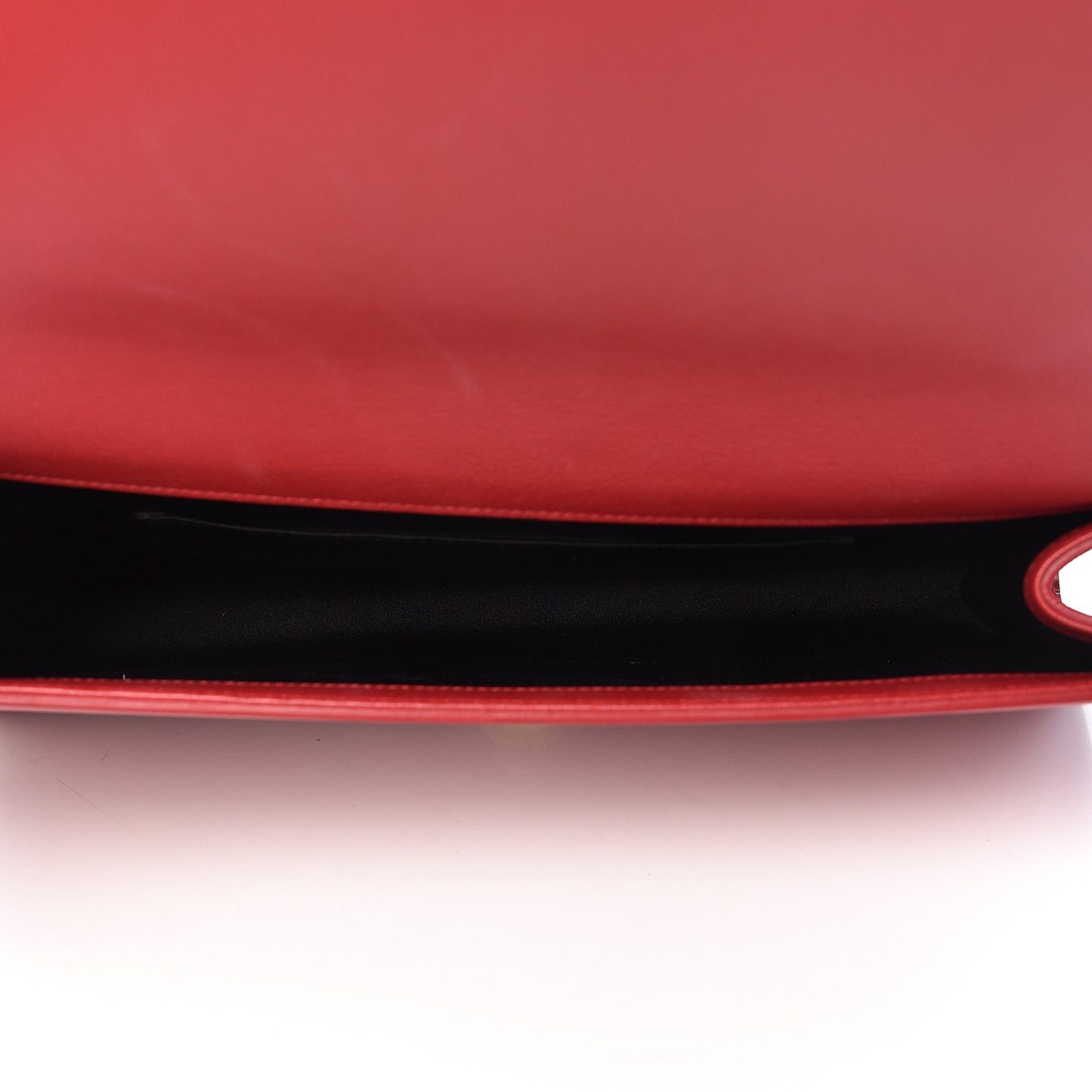Calfskin Large Belle De Jour Clutch Red