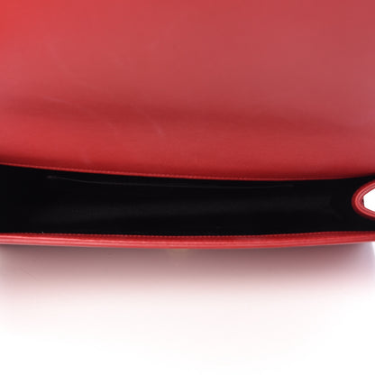 Saint Laurent Calfskin Large Belle De Jour Clutch Red 4 of 7