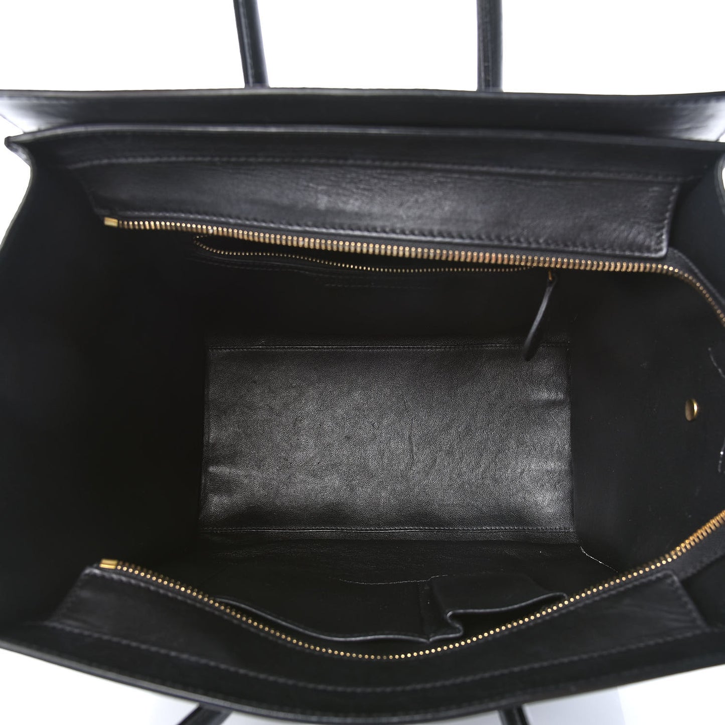 Smooth Calfskin Mini Luggage Black