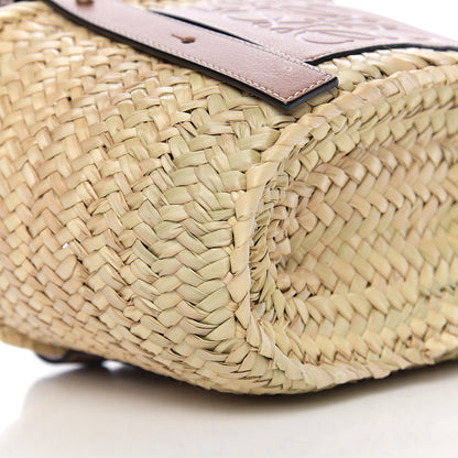 Loewe Raffia Small Basket Tote Bag Natural Tan 7 of 8