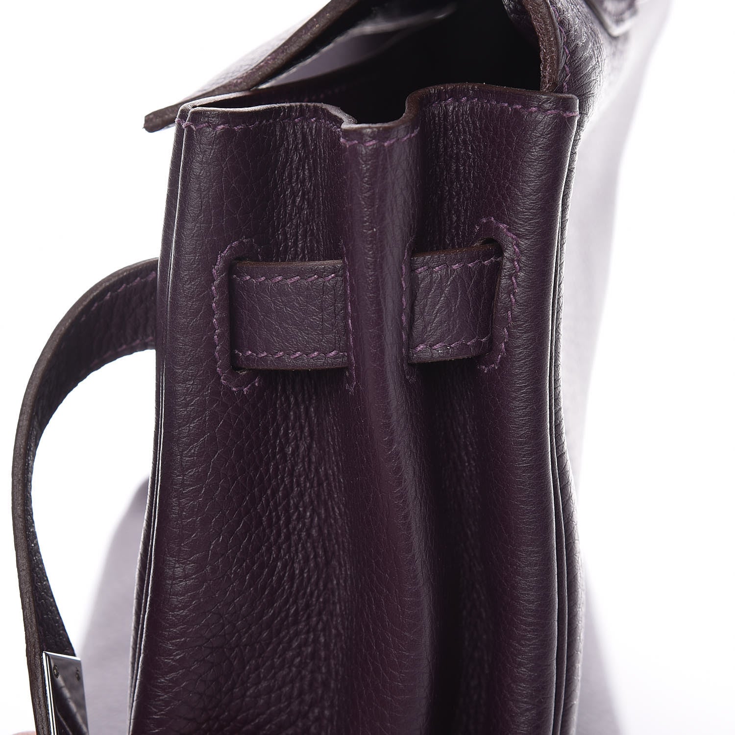 Hermes Togo Kelly Retourne 35 Raisin 12 of 51