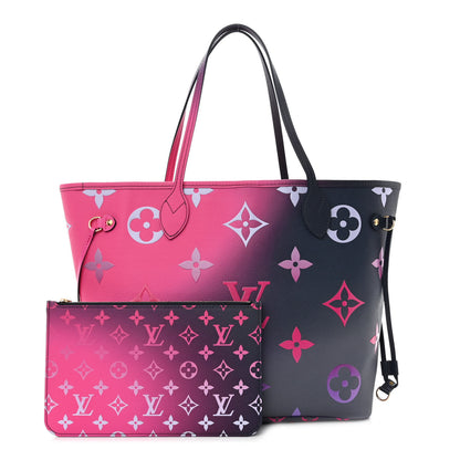 Louis Vuitton Monogram Giant Spring In The City Neverfull MM Midnight Fuchsia 1 of 10