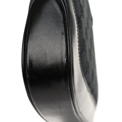 Gucci Monogram Small Jackie O Hobo Black 9 of 10