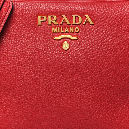 Prada Vitello Phenix Camera Bag Rosso 9 of 12