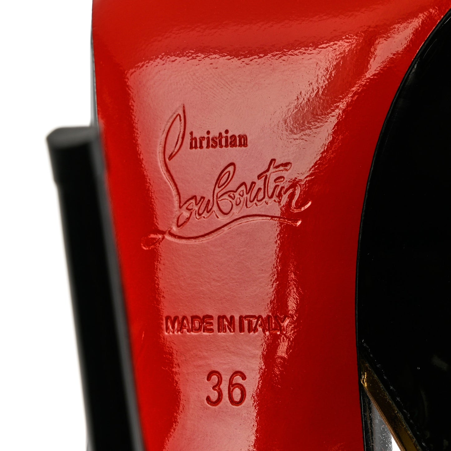 Patent PVC Specchio Cosmo 554 100 Pumps 36 Black