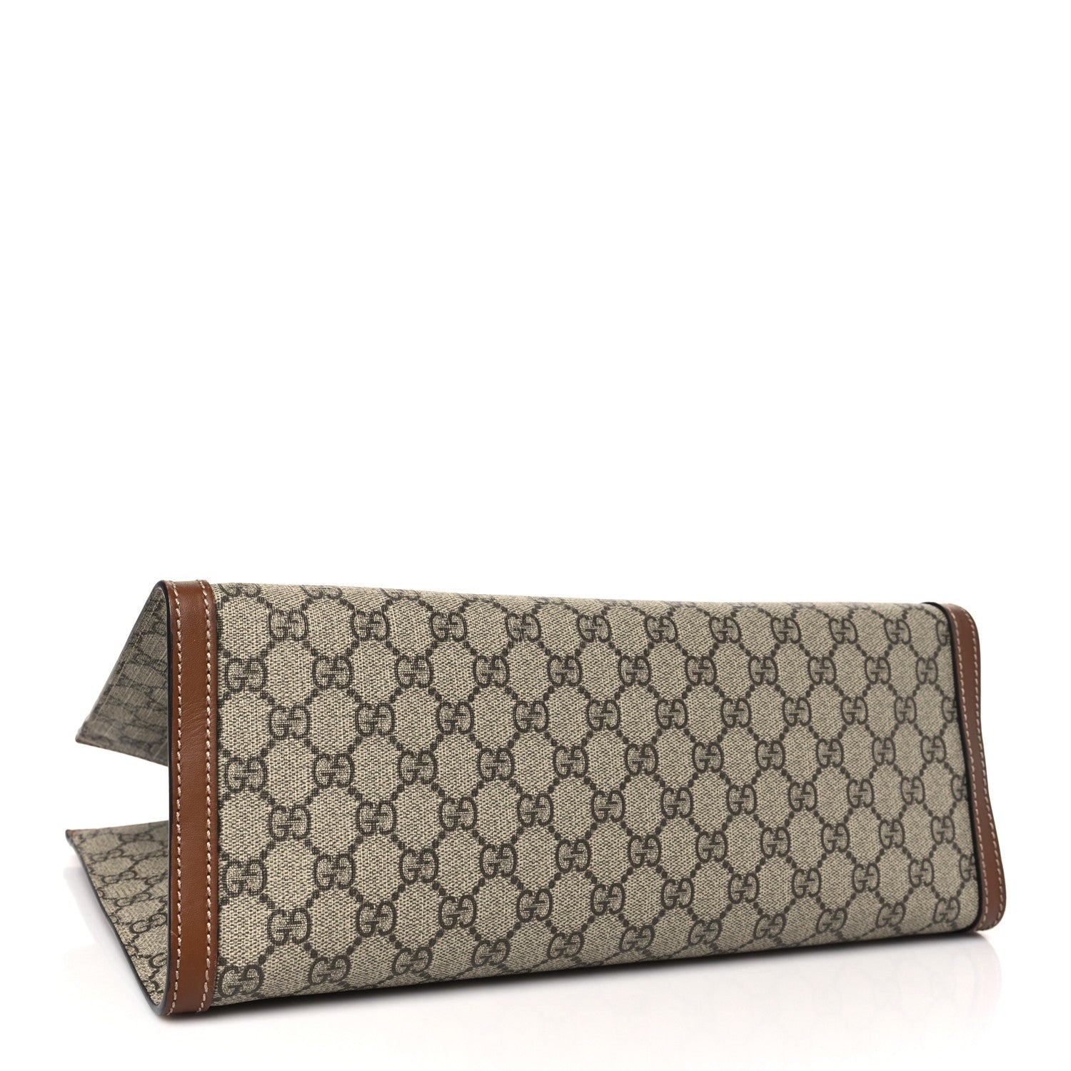 Gucci GG Supreme Monogram Medium Padlock Tote Beige Cuir 4 of 10