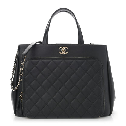 Chanel Caviar Quilted Large Business Affinity Shopping Bag Black 1 of 12