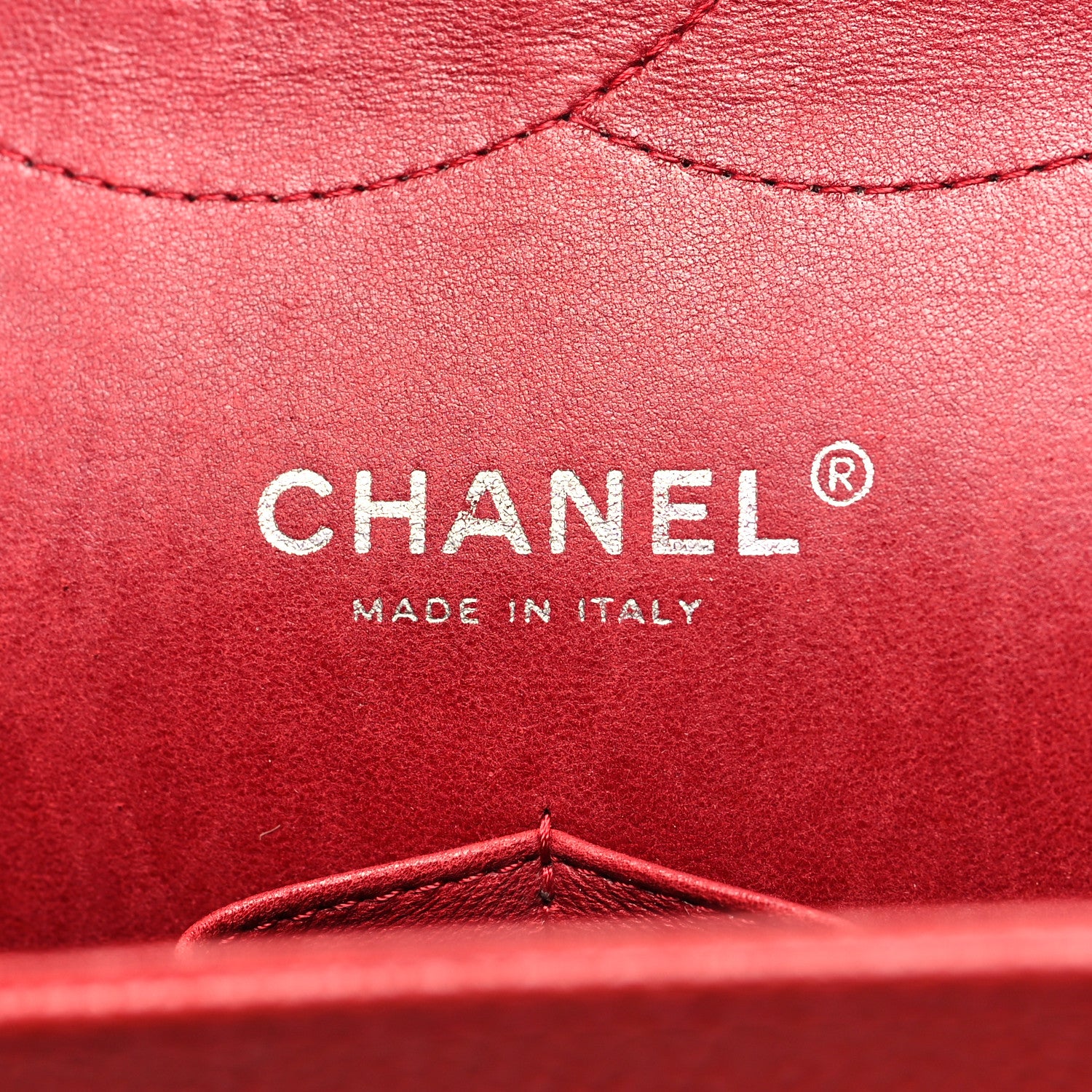 Chanel Caviar Quilted Jumbo Double Flap Red 6 of 13