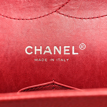 Chanel Caviar Quilted Jumbo Double Flap Red 6 of 13