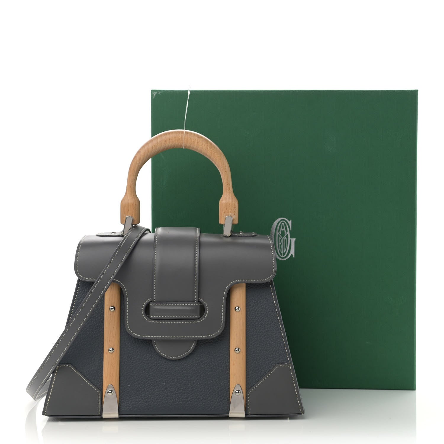 Goyard Clemency Cowhide Decize Taurillon Saigon PM Grey 18 of 18