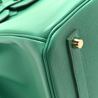 Hermes Epsom Birkin 35 Vert Vertigo 8 of 12