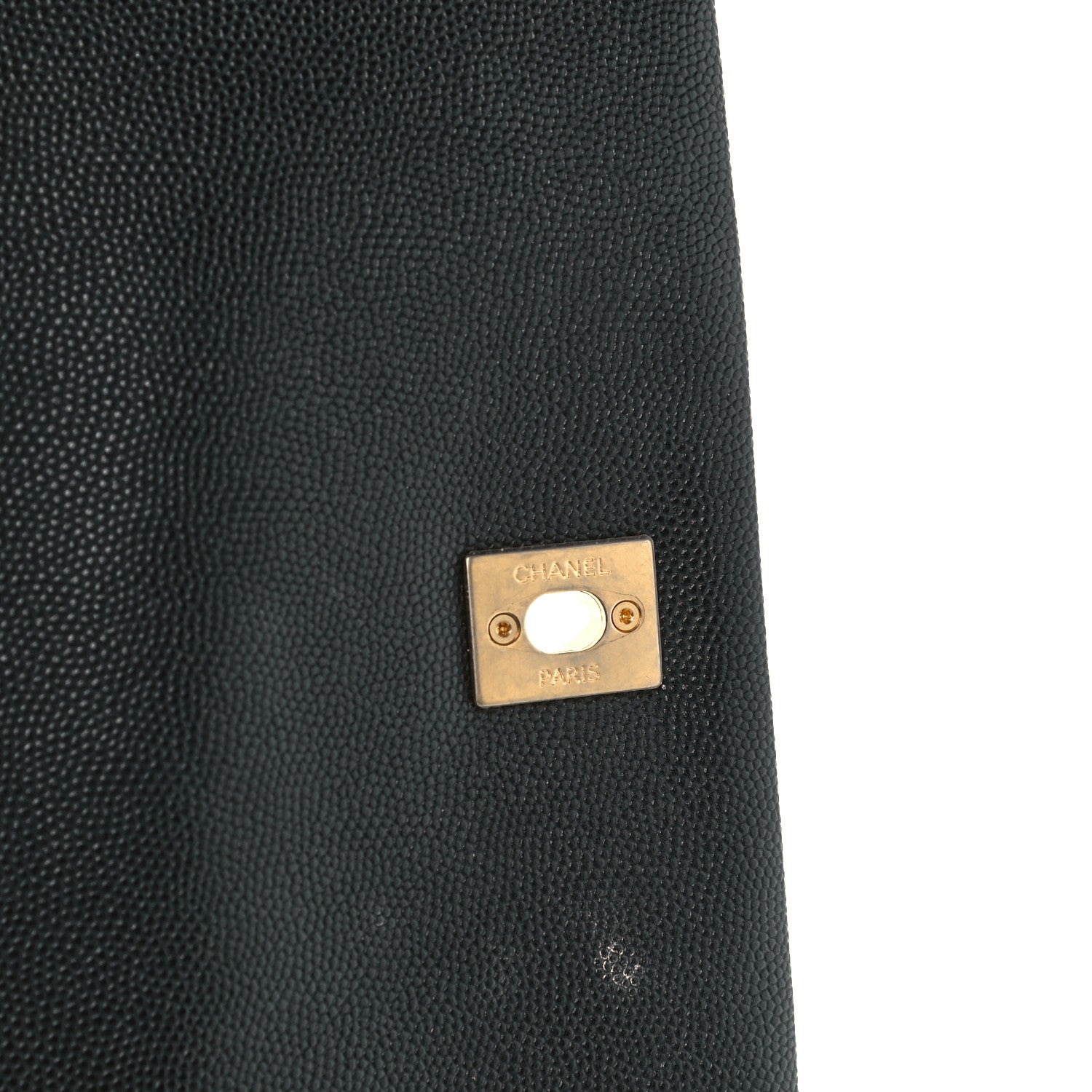 Chanel Caviar Quilted Medium Coco Handle Flap Black 8 of 12