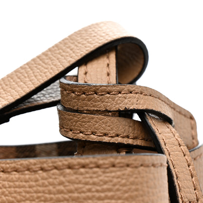 Burberry Haymarket Check Colours Small Lorne Bucket Crossbody Beige 11 of 13